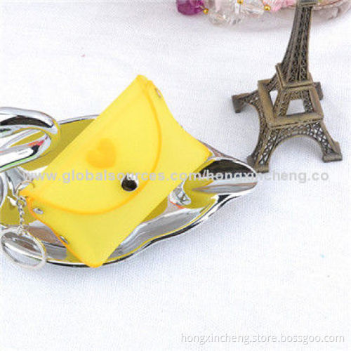 Promotional Cute Silicone Rubber Wallet, Any PMS Colors Available, Easy to Clean and Non-stick